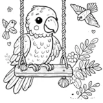 coloriage Oiseau en ligne