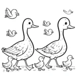 coloriage Oiseau pour enfants