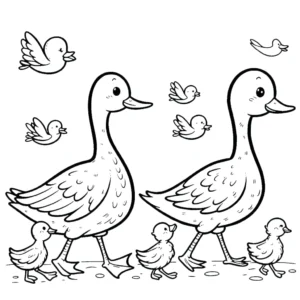coloriage Oiseau pour enfants