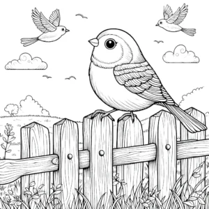 coloriage Oiseau à imprimer gratuit