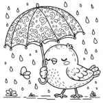 coloriage Oiseau à imprimer gratuitement