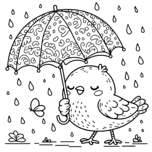coloriage Oiseau à imprimer gratuitement