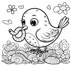 coloriage Oiseau et dessin a imprimer