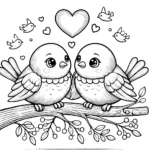 coloriage Oiseau pour bebe a imprimer