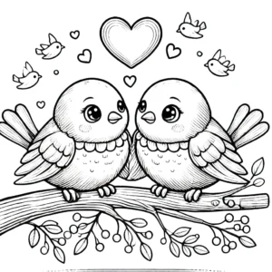 coloriage Oiseau pour bebe a imprimer