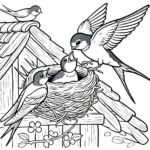 coloriage Oiseau à imprimer pour enfant de 12 ans