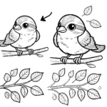 coloriage Oiseau à imprimer pour enfant de 7 ans