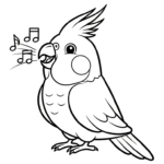 a imprimer coloriage Perroquet updated gratuit