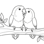 coloriage Perroquet updated en ligne pour enfant