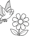 image pour coloriage Perroquet updated enfant