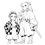 coloriage Rengoku d