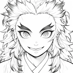 coloriage Rengoku d
