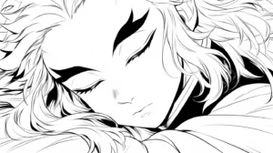 coloriage Rengoku pour enfant a imprimer gratuit