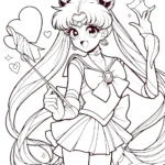coloriage Sailor Moon a colorier en ligne