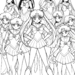 coloriage Sailor Moon de pour enfants
