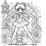 télécharger coloriage Sailor Moon gratuit