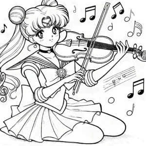 télécharger coloriage Sailor Moon gratuit