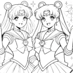 coloriage Sailor Moon à imprimer
