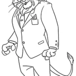 coloriage Zootopie à imprimer a4