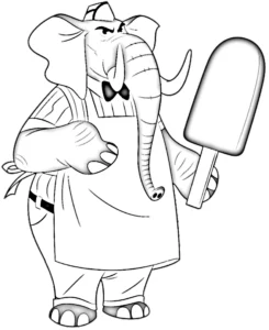 coloriage Zootopie à imprimer pour enfant de 8 ans