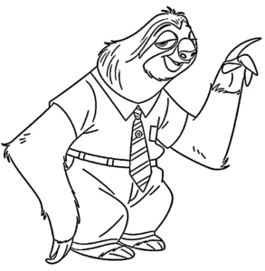 imprimer coloriage Zootopie