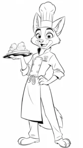 coloriage Zootopie en ligne