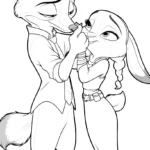 coloriage Zootopie à imprimer pdf gratuit