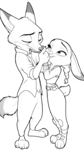 coloriage Zootopie à imprimer pdf gratuit