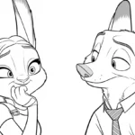 imprimer coloriage Zootopie