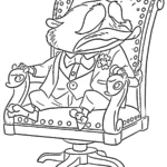 coloriage Zootopie pour bebe a imprimer