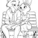 a imprimer coloriage Zootopie gratuit