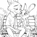 imprimer coloriage Zootopie pour enfant