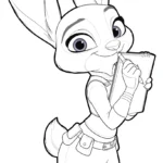 coloriage Zootopie et dessins