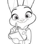 a imprimer coloriage Zootopie gratuit