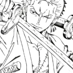 coloriage Zoro gratuit à imprimer