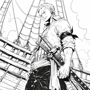 coloriage Zoro à imprimer pour enfants