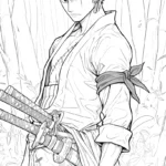 imprimer coloriage Zoro