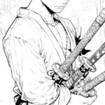 imprimer coloriage Zoro pour enfant