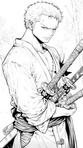 imprimer coloriage Zoro pour enfant