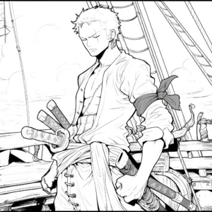 imprimer coloriage Zoro