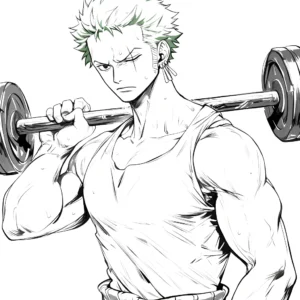 coloriage Zoro pour enfant gratuit