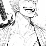 coloriage Zoro à imprimer pour enfants