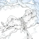 télécharger coloriage Zoro gratuit