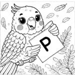 coloriage perroquet à imprimer pour enfant de 10 ans
