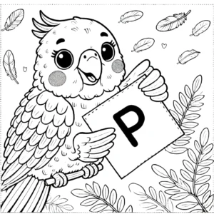coloriage perroquet à imprimer pour enfant de 10 ans