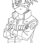 coloriage Kakashi gratuit à imprimer