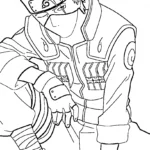 coloriage Kakashi a dessiner et imprimer