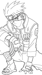 coloriage Kakashi a dessiner et imprimer