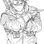 coloriage Kakashi a imprimer gratuit