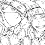 coloriage Kakashi a dessiner et imprimer